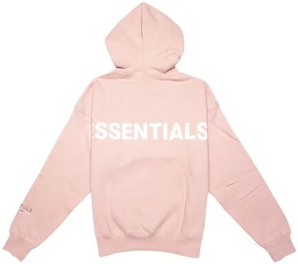 Fear of God Essentials Pink Pullover Hoodie