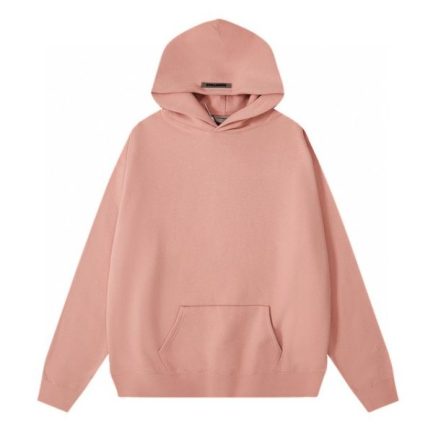 Fear of God Essentials Classic Fleece Reflective Hoodie Pink